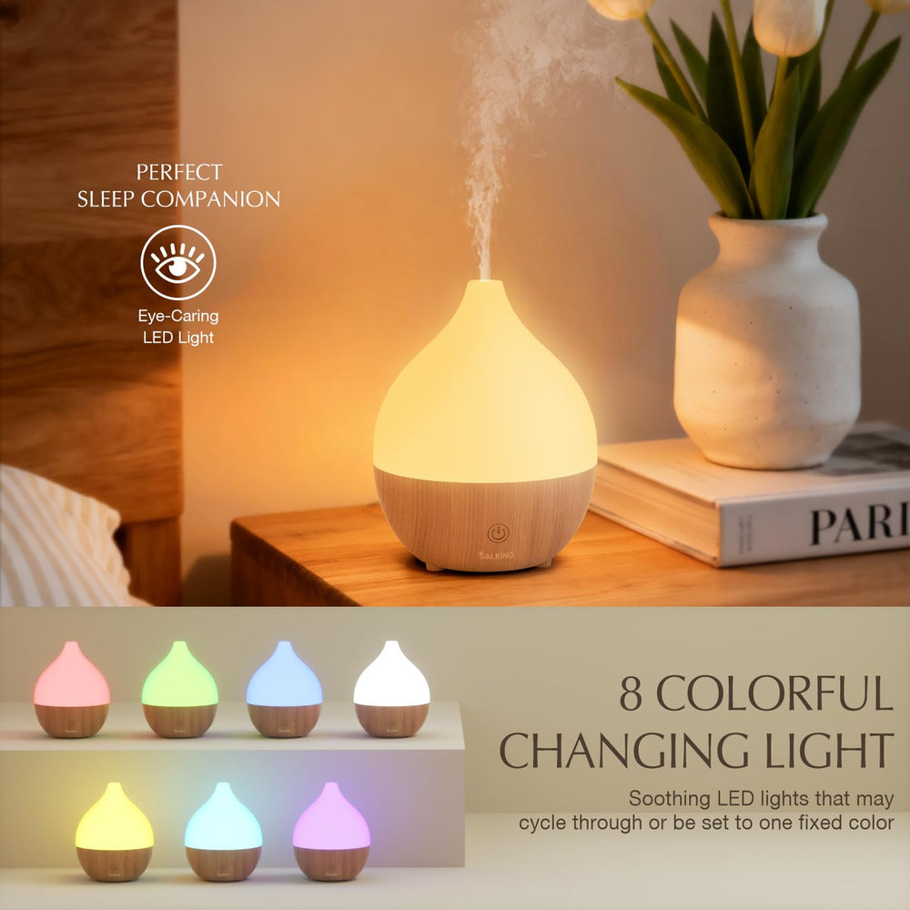 Side profile of SALKING 100ml essential oil diffuser