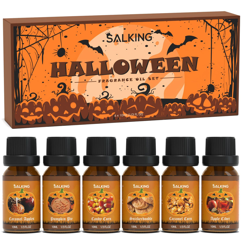 SALKING Halloween fragrance oils Pumpkin Pie bottle and packaging
