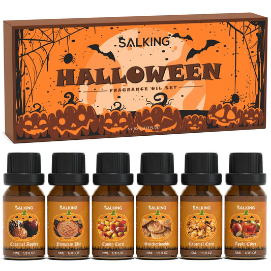 SALKING Halloween fragrance oils Pumpkin Pie bottle and packaging