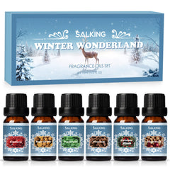 SALKING Winter Set 6 Premium Fragrance Oils packaging