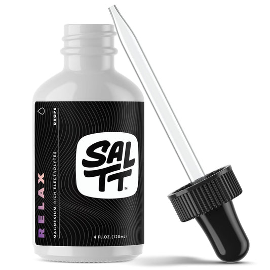 SALTT Relax Magnesium Drops bottle with dropper 120ml