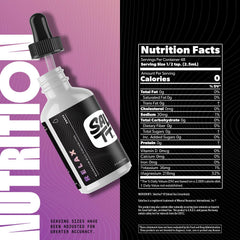 Lifestyle image of SALTT Relax Magnesium Drops on a countertop