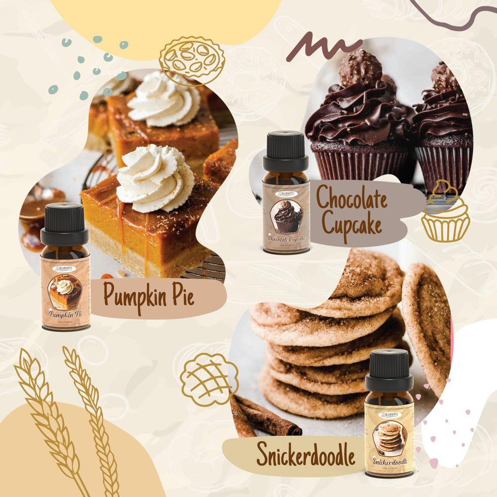 SALUBRITO Bakery Fragrance Oils Set – Snickerdoodle scent