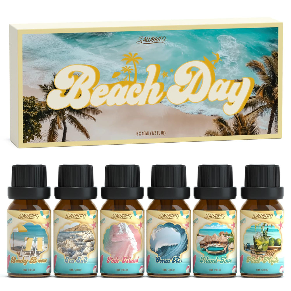 SALUBRITO Beach Fragrance Oils Set – Beach Breeze scent bottle