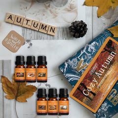 Nutmeg and Vanilla scented oils from SALUBRITO Fall Fragrance Oils Set