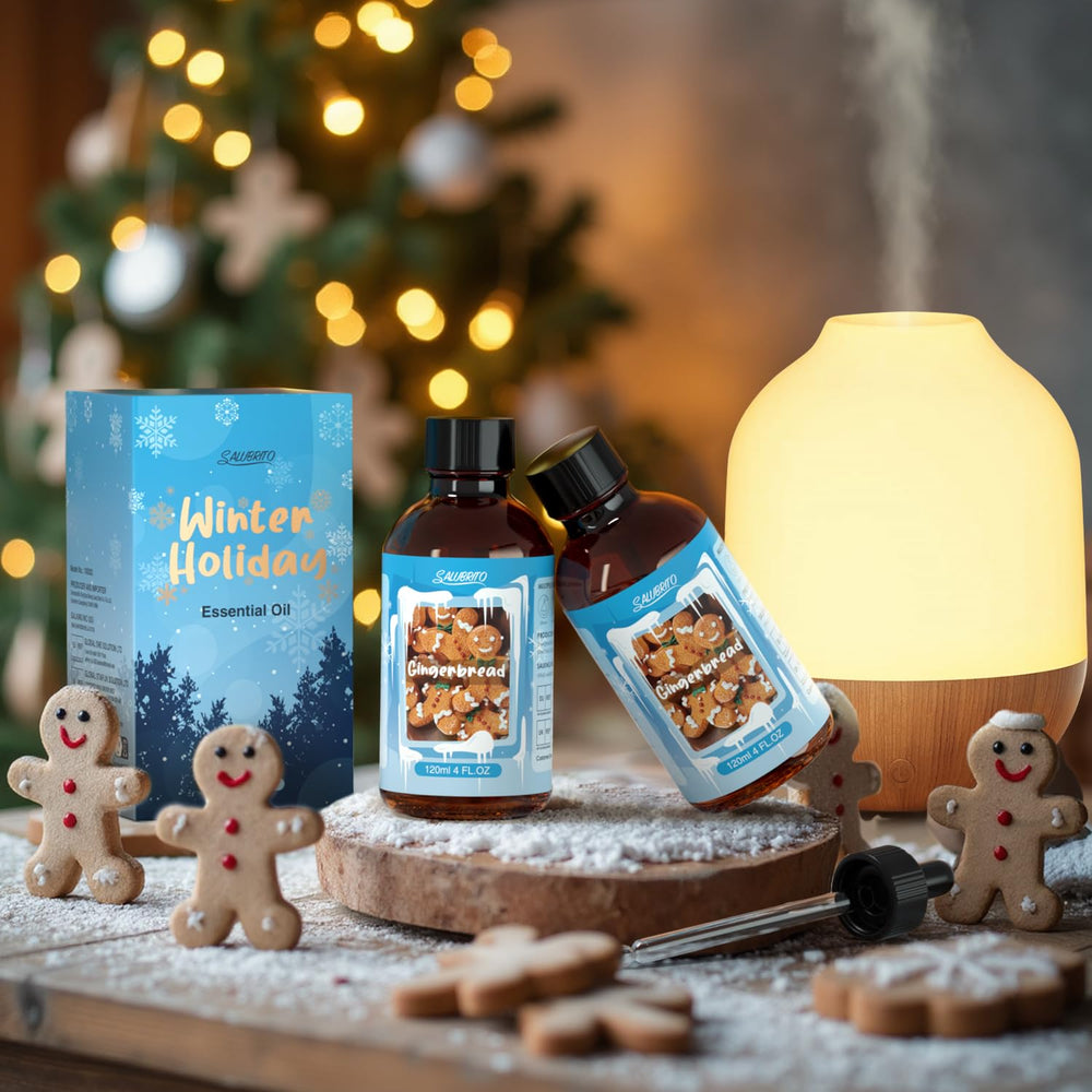 DIY candle scented with SALUBRITO gingerbread essential oil