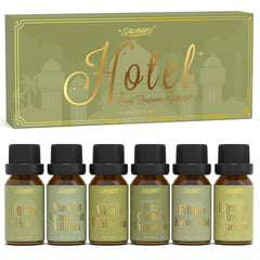 SALUBRITO Luxury Hotel Fragrance Oil Set – 10ml vials displayed