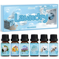 SALUBRITO 6-scent laundry fragrance oil set packaging