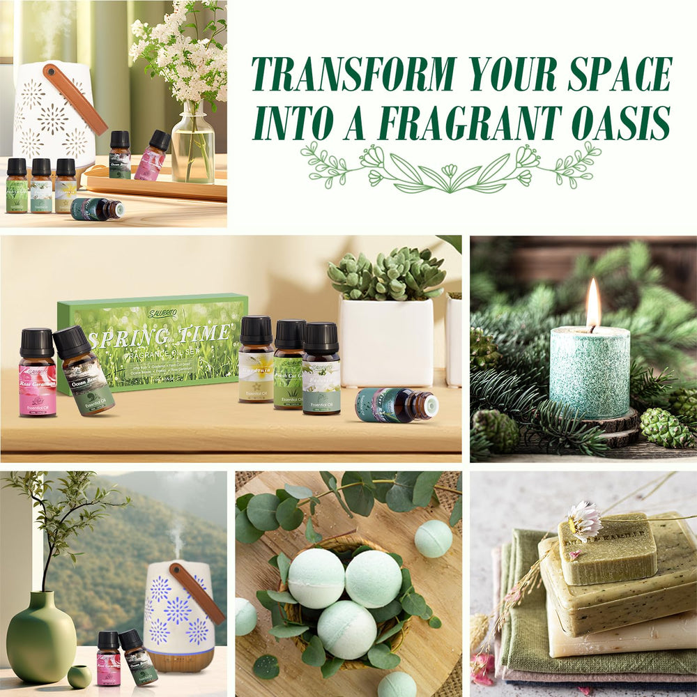 Gift-ready SALUBRITO Spring Fragrance Oils Set packaging