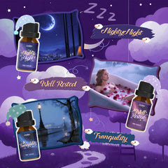 Well Rested essential oil bottle for diffuser and aromatherapy