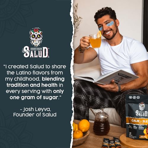 Chilled glass of Salud drink ready to enjoy