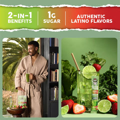 On-the-go Salud greens powder stick packet