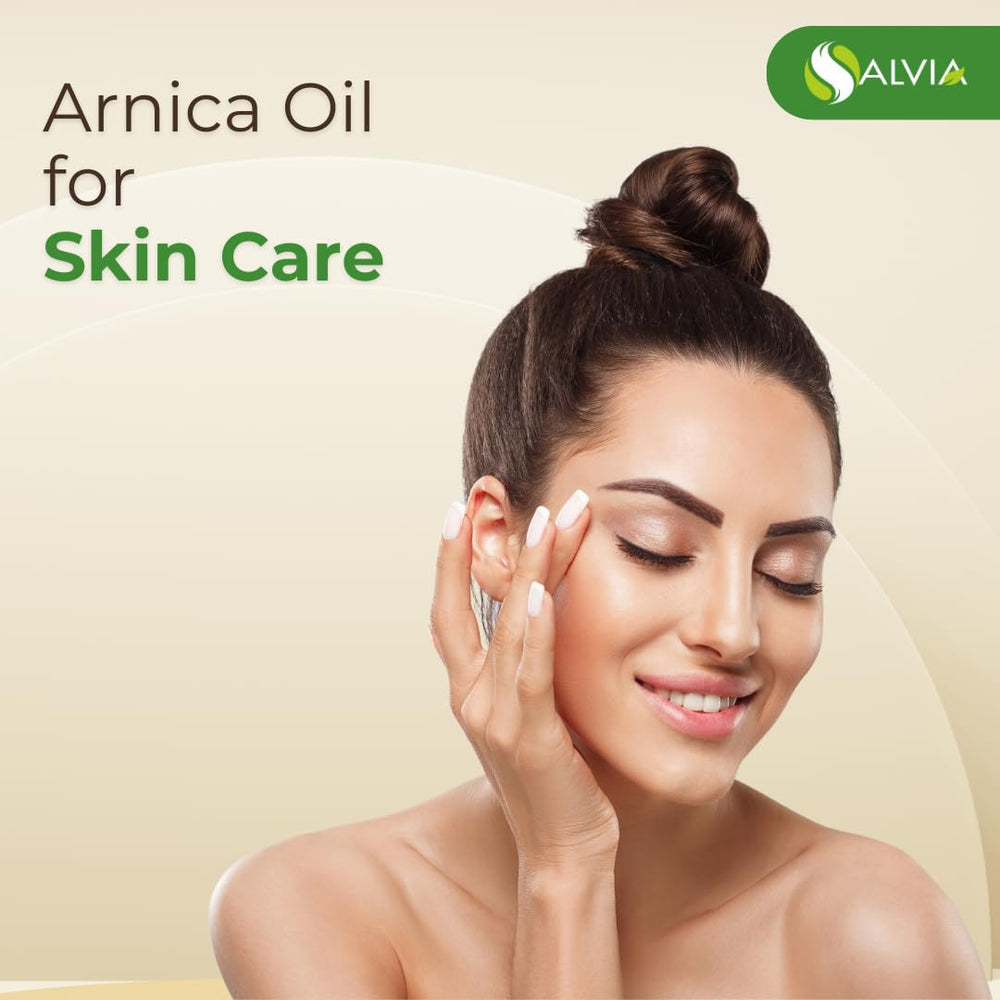 Salvia Arnica Essential Oil drops for easy blending into blends.