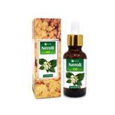 Salvia Neroli Oil 15ml amber bottle with dropper, front view