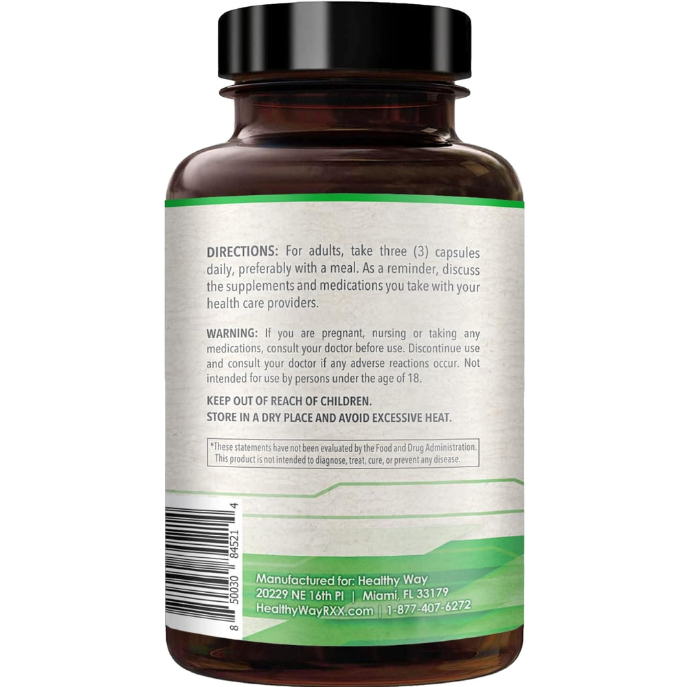 Retail packaging and bottle of HealthyWayRx SAM-e 1500mg