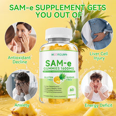 Energy-boosting SAM-e L-Tyrosine gummy formulation