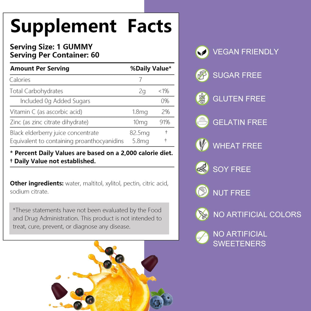 Gummies with immune support concept