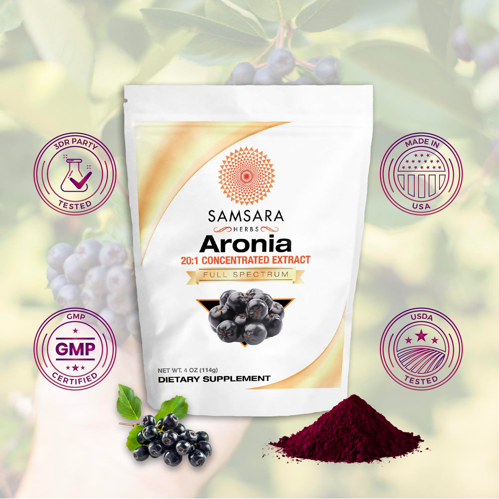 16oz (454g) Aronia Berry extract powder packaging