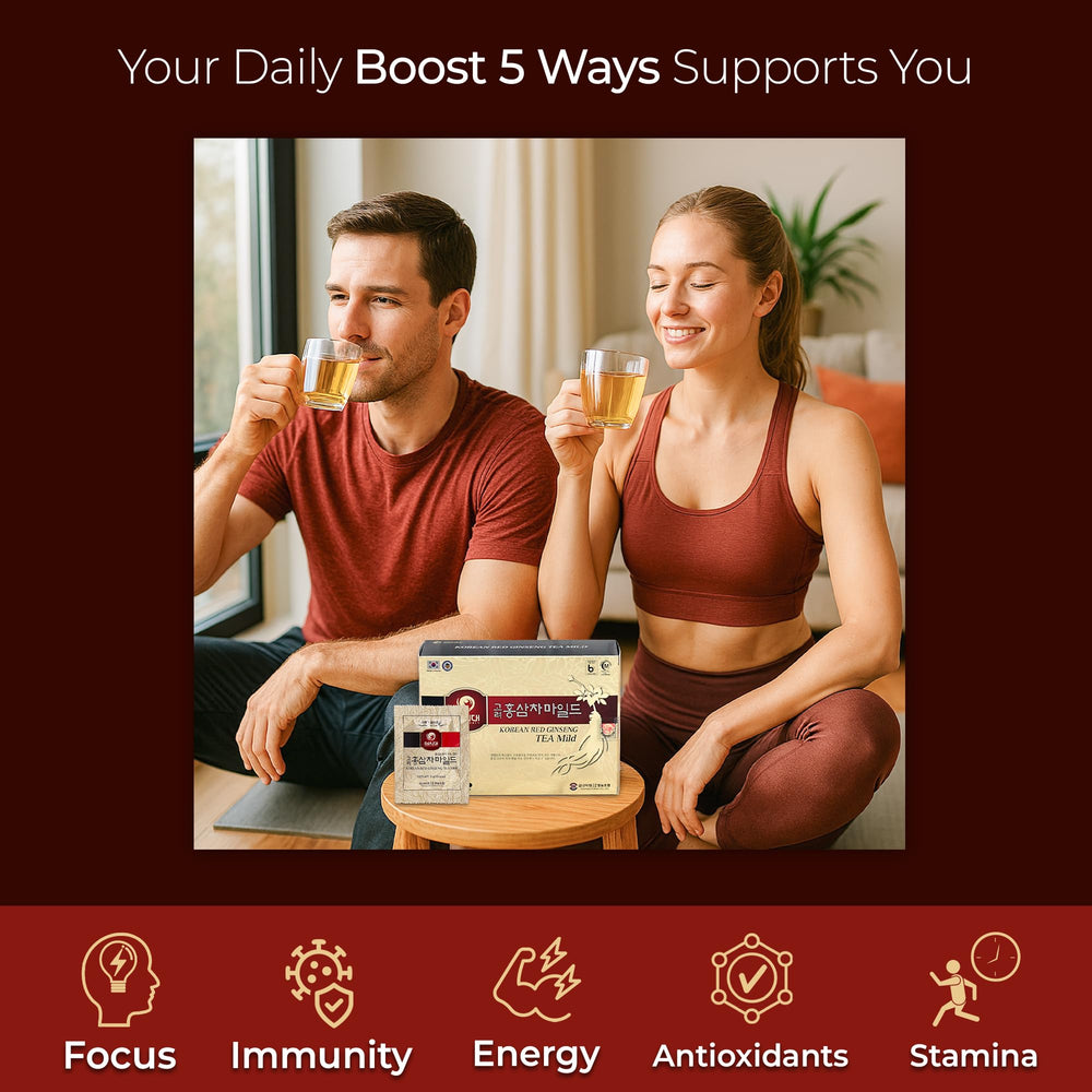 Flavor balance of red ginseng and ginger