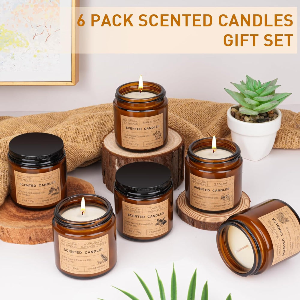 Sandal scented candle