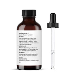 Sandalwood oil sourced from premium regional regions
