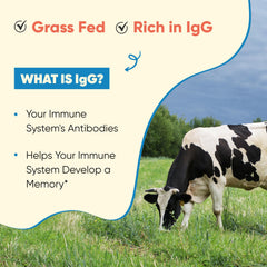Ingredients list: grass-fed bovine colostrum, unflavored