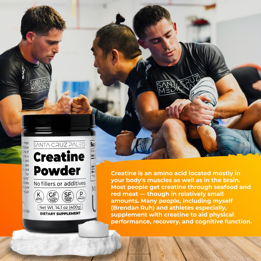 Athlete mixing creatine powder in a shaker bottle