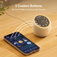 Santebee custom buttons close-up with favorite sounds quick-access.
