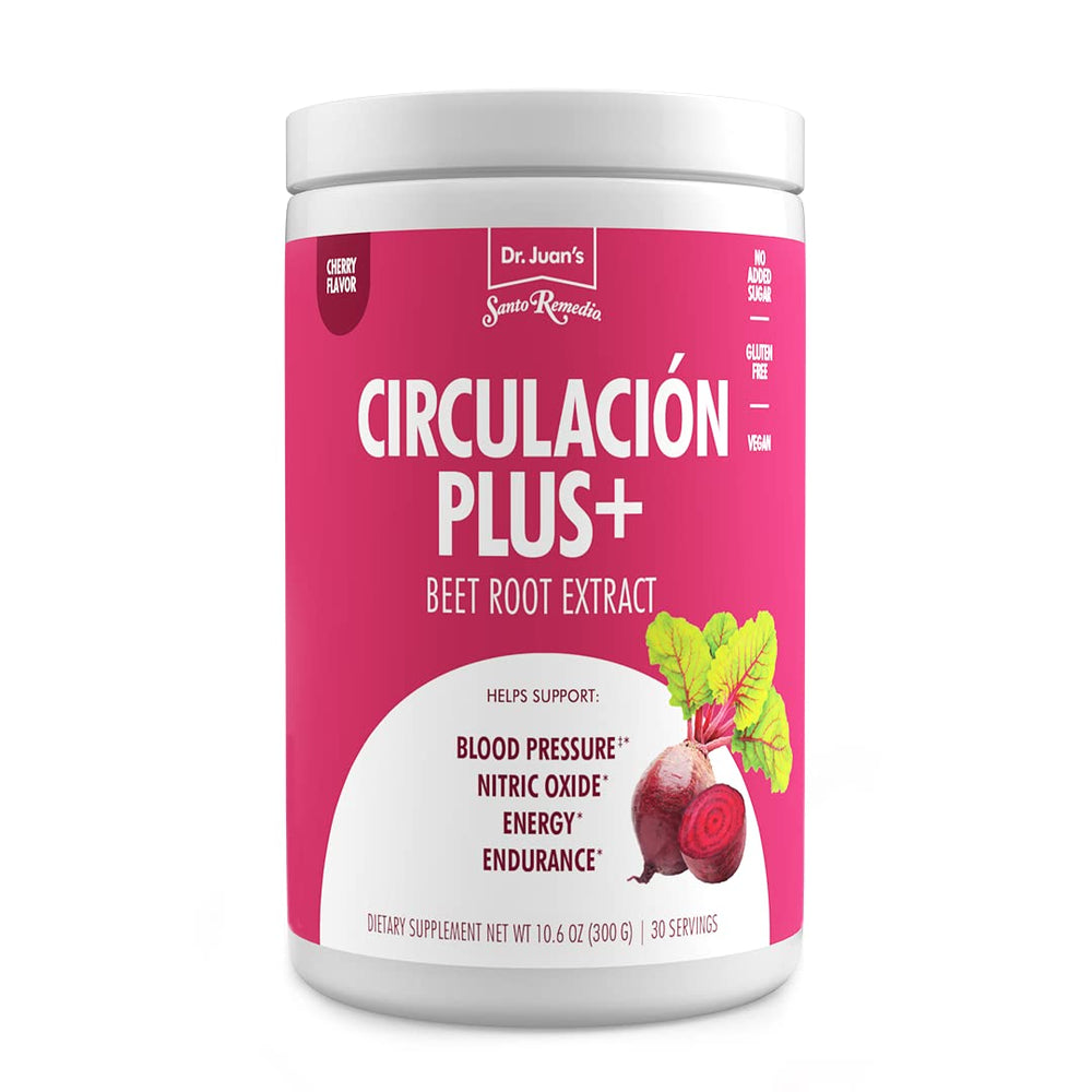 Santo Remedio Circulacion Plus bottle and product box front view