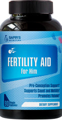 Sapir men's fertility supplement bottle with natural ingredients