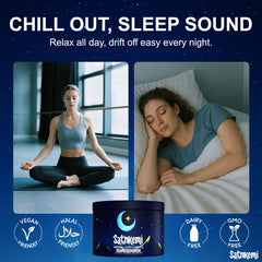 60-count jar emphasizing melatonin-free formula