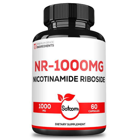 Satoomi NAD Nicotinamide Riboside 1000mg bottle with 60 capsules