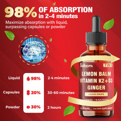 Third-party testing seal on Satoomi Lemon Balm tincture bottle