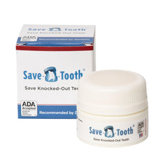 Save-A-Tooth Preservation Kit front view with branding