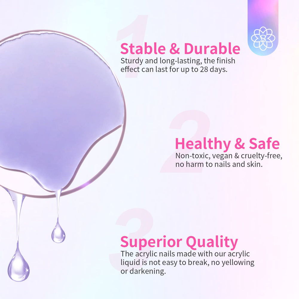 Saviland acrylic liquid safety formula with color stability