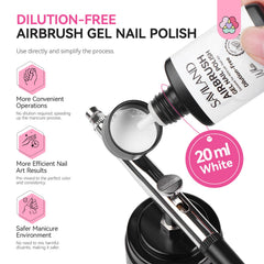 SAVILAND airbrush gel polish with smooth flow for flawless coverage