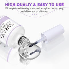 SAVILAND base gel application supports durable foundation for nail art.