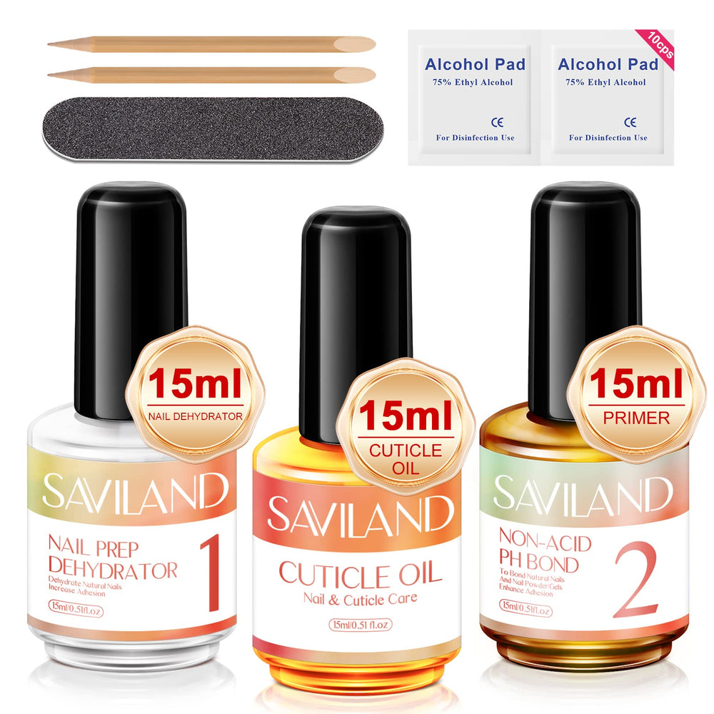 SAVILAND nail dehydrator 15ml bottle for clean nail prep and adhesion support