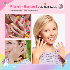 SAVILAND Glamkids easy peel-off finish—no remover needed for quick changes.
