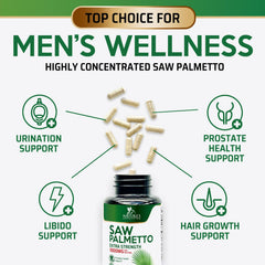 Nature's Nutrition Saw Palmetto branding