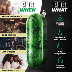 Product packaging for Saw Palmetto for Men