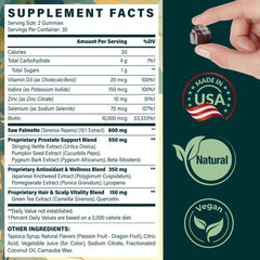 Made in USA label and gluten-free/soy-free formulation