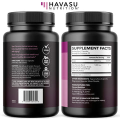 Product label emphasizing vegan and non-GMO claims