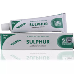 SBL Sulphur Ointment 25g - packaging and tube
