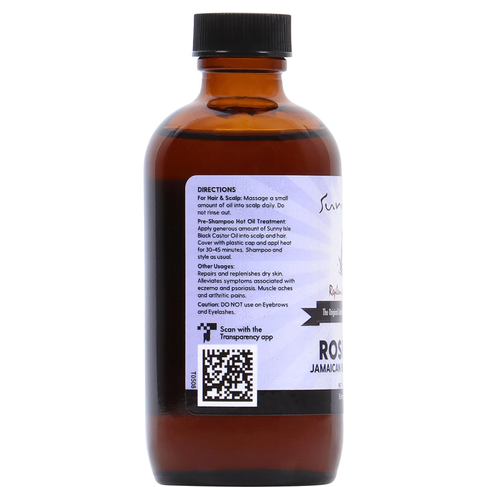 Scalp care using rosemary Jamaican black castor oil