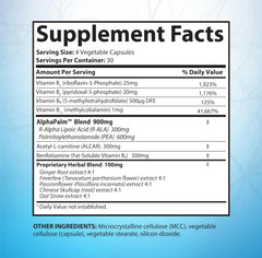 SciatiEase pea-ingredient-blend highlights natural components for nerve comfort.
