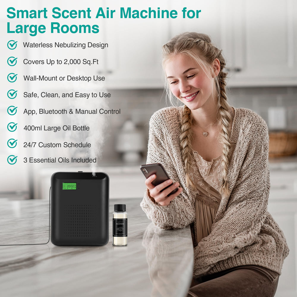 Scent Air Machine mounted on a wall