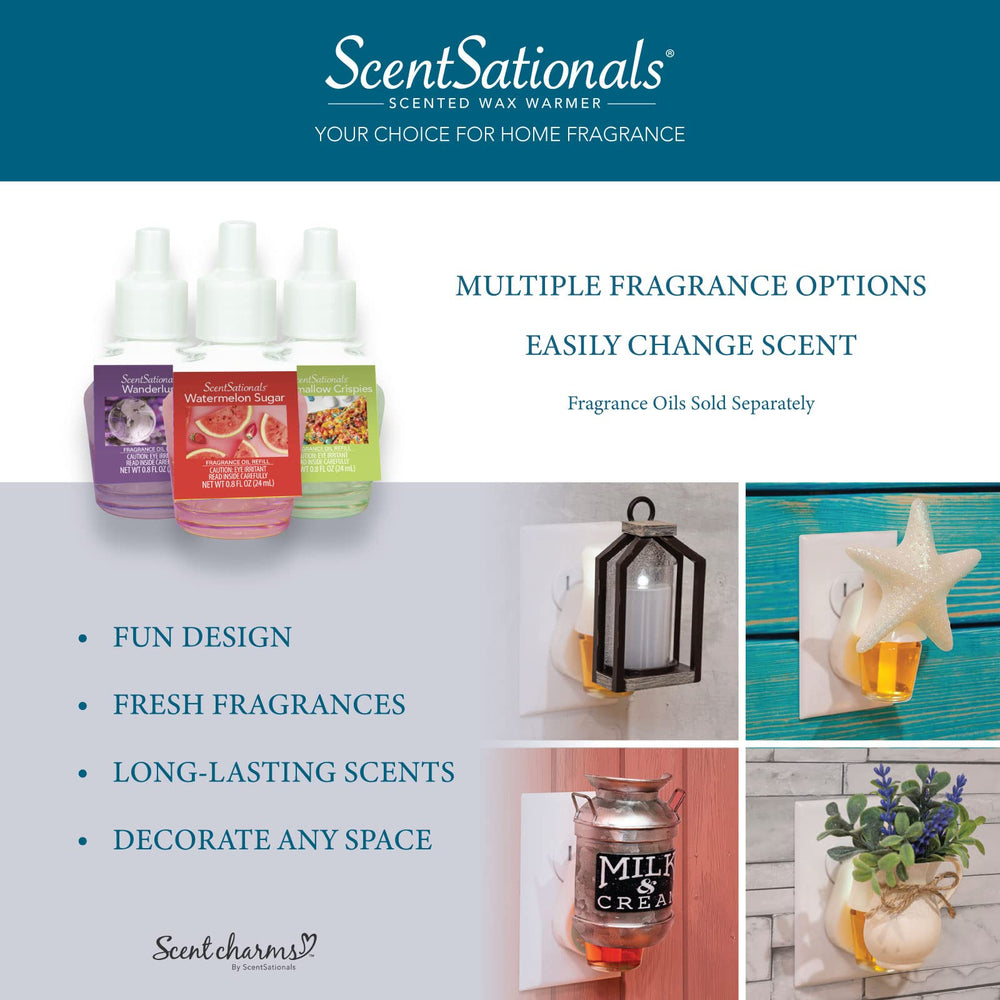 Bathroom and kitchen setup with Scent Charm diffuser