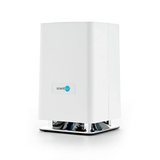 ScentAir Whisper Home diffuser front view in white