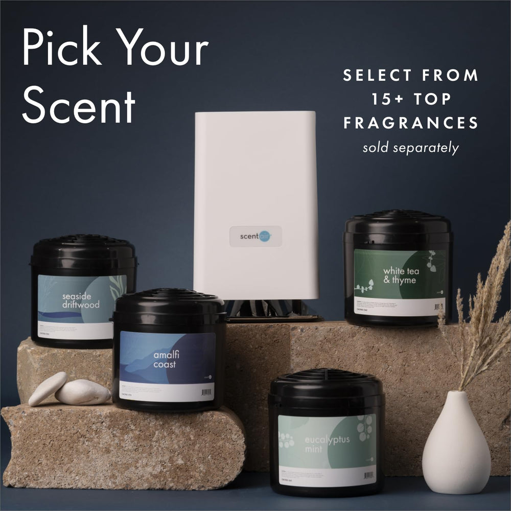 Fragrance cartridge slot on Whisper Home (cartridge sold separately)